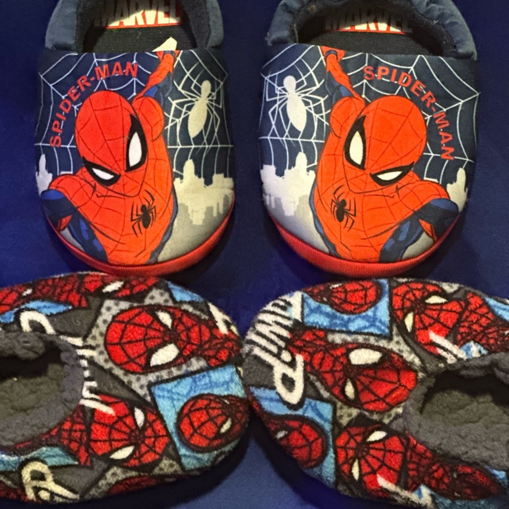 Toddler Spider-Man slippers